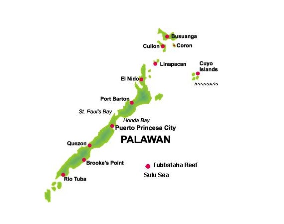 Остров Палаван (карта)