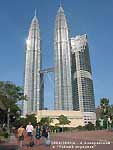 Небоскрёбы, небоскрёбы... Знаменитые башни-близнецы Петронас, Куала-Лумпур, Petronas Twin Towers
