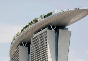 Фотография гостиничного комплекса Marina Bay Sands в Сингапуре